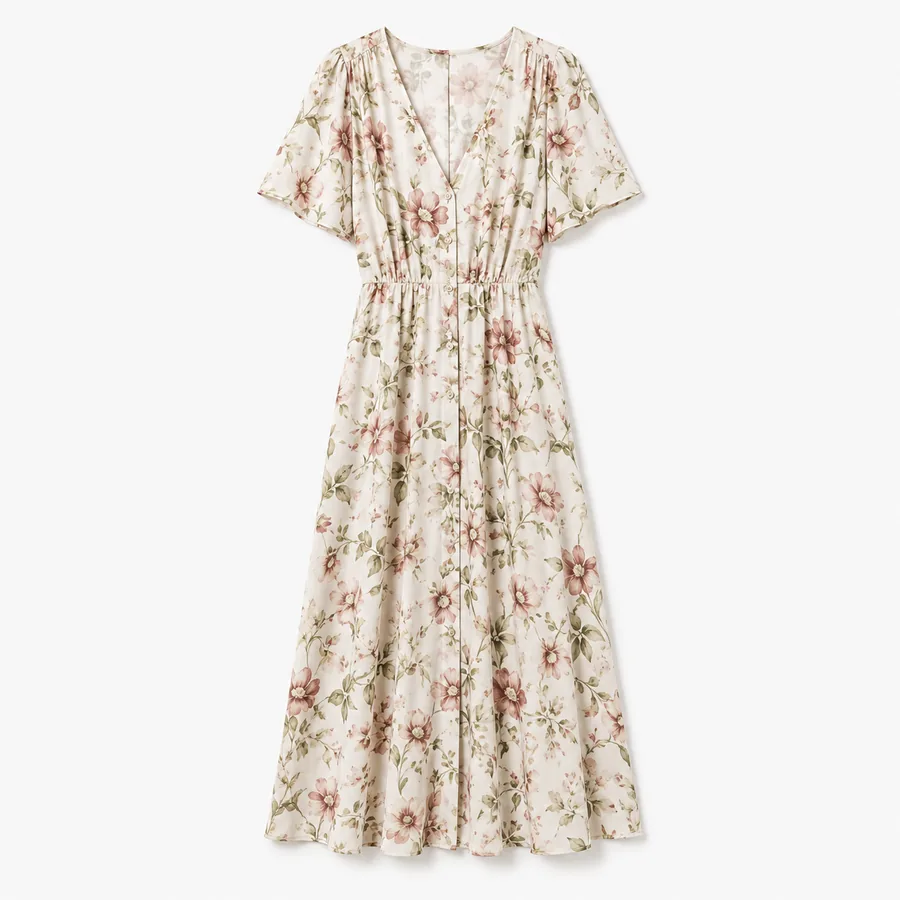 Floral Midi Dress
